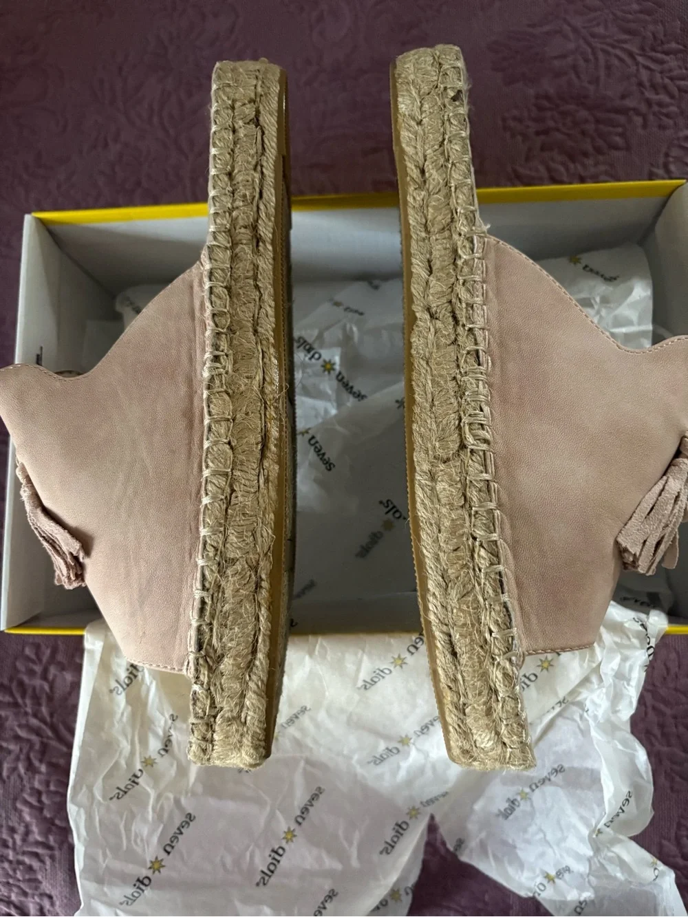 Seven Dials WENDELLE Blush Slide Sandals 8.5